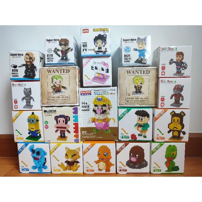 เลโก้นาโน MMM LEGONANO เปิดร้าน แบบ 8101 - 8124