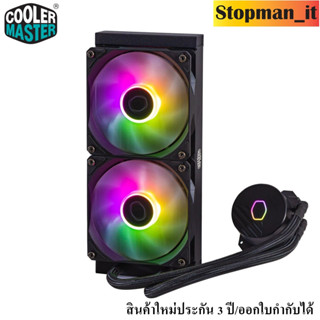 LIQUID COOLING COOLER MASTER MASTERLIQUID 240L Core ARGB (MLW-D24M-A18PZ-R1) ชุดน้ำปิด 2 ตอน