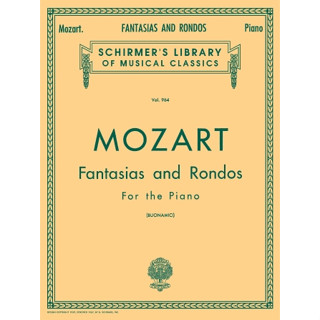 Fantasias and Rondos Schirmer Library of Classics Volume 964  Piano Solo