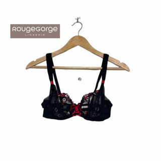 RougeGorge Bra ซีทรูสีดำสุดเซ็กซี่ เสื้อชั้นใน เสื้อใน มี 80B 80C 85C 70D 90D 70E 95F