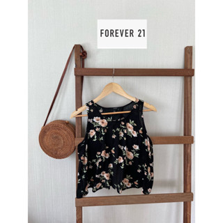 Forever 21 x cotton แขนกุด ด้านหลังเว้า น่ารักมาก Size M อก 42 ยาว 19 Code : 470(6)