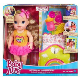 Baby Alive Darcis Dance Class Doll (Blonde)