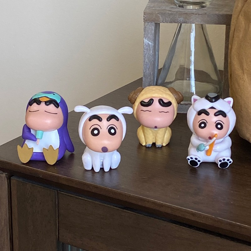 ส่งจากไทย🍑 โมเดล ชินจัง Shin chan เซต 4 ชิ้น ฟิกเกอร์ มาใหม่ค่า ใครชอบชินจังไม่ควรพลาด ตกแต่ง ของแต่