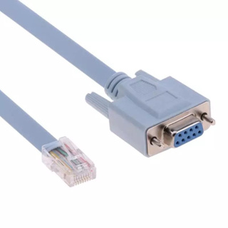 🔰สายเคเบิลคอนโซล RJ45 Ethernet RS232 DB9 COM Port Serial เราเตอร์เครือข่ายอะแดปเตอร์สำหรับ Cisco Router🔰