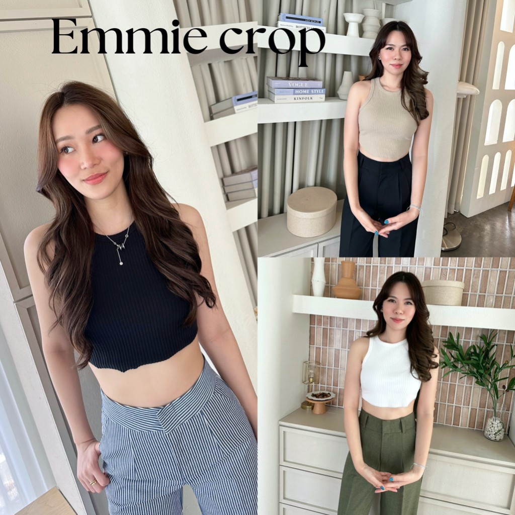 Milly— Emmie crop tops