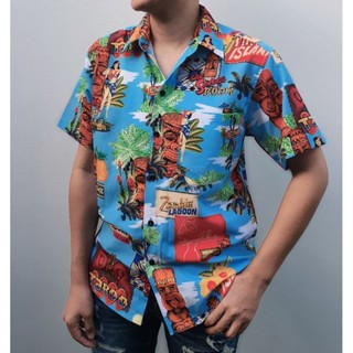 เสื้อฮาวาย  ผ้าไหมอิตาลีเนื้อดี  นุ่มลื่นเบาสบาย  ไม่รีดก็ใส่ได้,🌴🌴