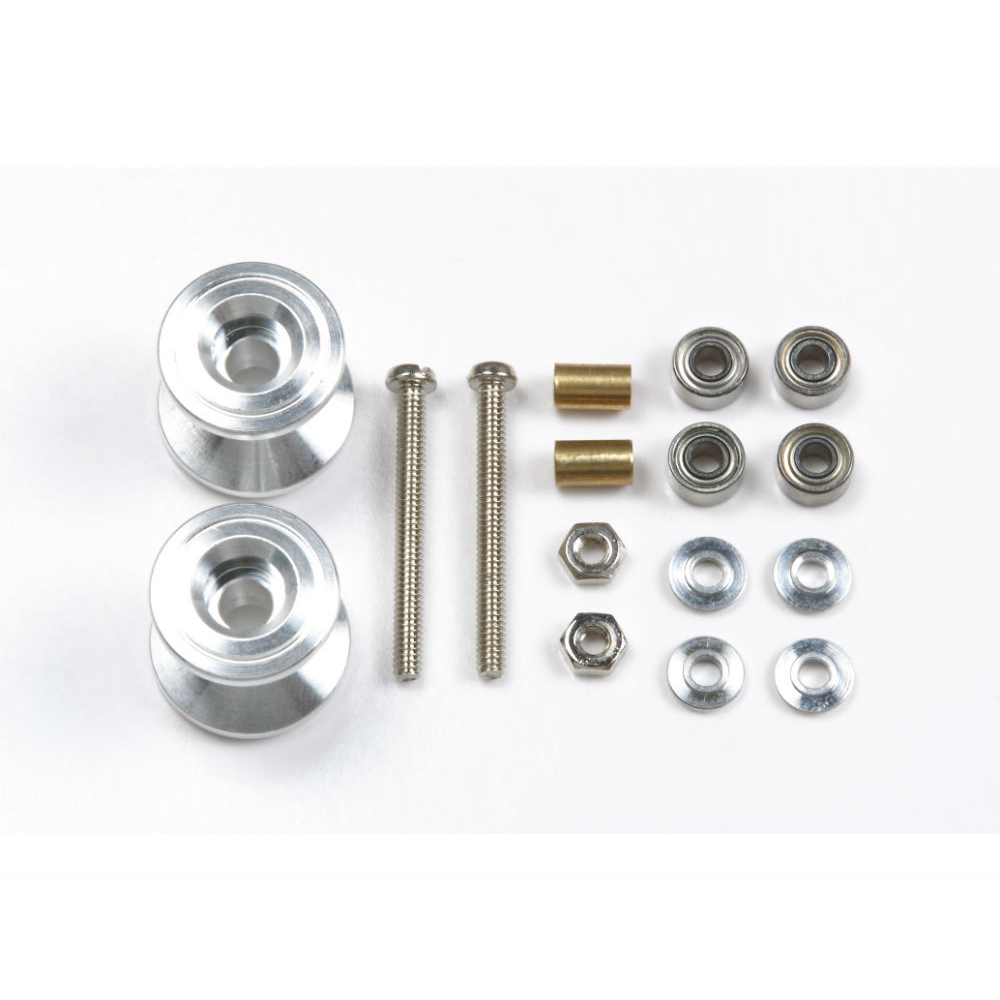 TAMIYA 15398 Jr Double Aluminum Rollers 13-12Mm