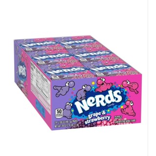 Nerds Grape &amp; Strawberry Candy 46.7 g , แพ็ค 24