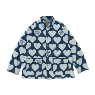 PROSPER - Human Made Heart Denim Coverall Jacket Indigo