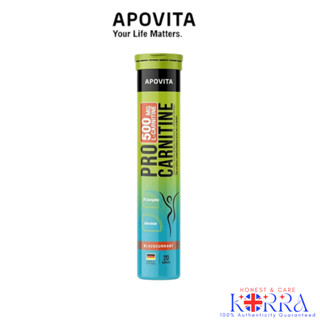 APOVITA Pro-Carnitine เม็ดฟู่ Germany เร่งเผาผลาญ ฟื้นฟูกล้ามเนื้อ ต้านอนุมูลอิสระ ขจัดสารพิษ