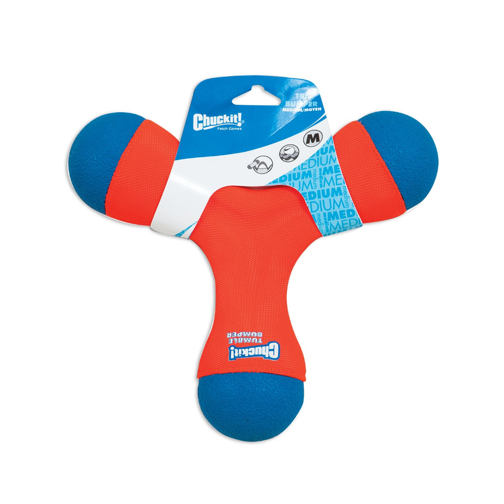 🇺🇸USA Import🇺🇸 Chuckit! Amphibious Tri-Bumper Dog Fetch Toy ของเล่นสุนัขลอยน้ำได้ บูมเมอแรง 3 แฉก — صورة 7