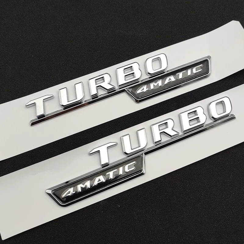 **พร้อมส่ง**สติ๊กเกอร์ TURBO 4MATIC และ TURBO 4MATIC+ สำหรับ Benz ทุกรุ่น