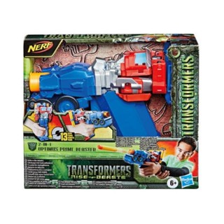 Transformers Rise of the Beasts 2-in-1 Optimus Prime Blaster Gun ทรานส์ฟอร์เมอร์ส ยิงได้ กระสุนเนิร์ฟ