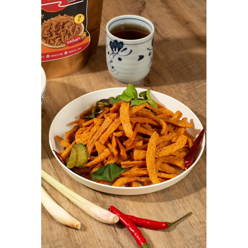 (คละรสชาติ 6ห่อ) Snack me ฟองเต้าหู้อบกรอบ รสoriginal 2ห่อ, รสต้มยำ 2ห่อ, รสเห็ดทรัฟเฟิล 2ห่อ ราคา ถูกที่สุด ดีลบีเคเค แกลเลอรีภาพที่ 6