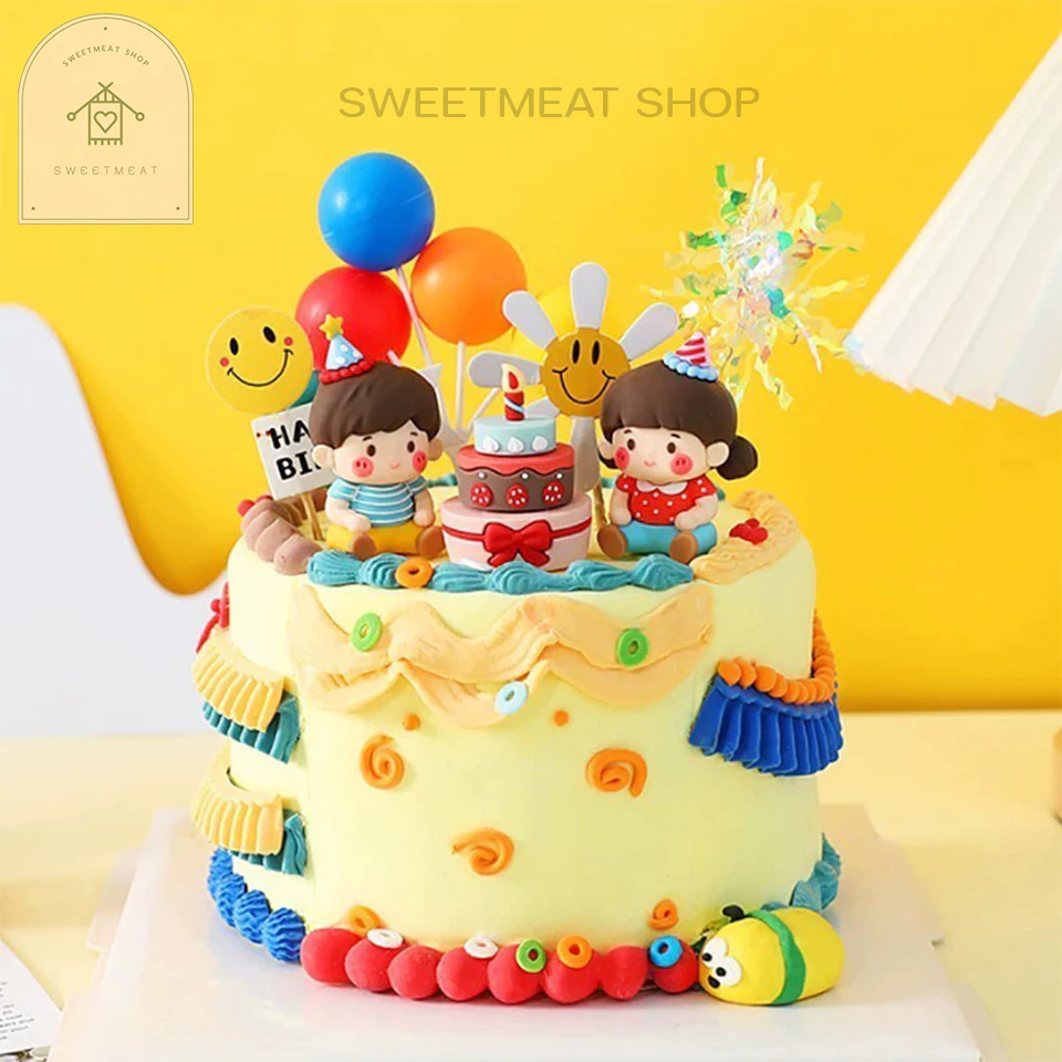 โมเดลรถ ตุ๊กตาเด็กชาย/เด็กหญิง ไดโนเสาร์ รถของเล่น ตุ๊กตาแต่งเค้ก