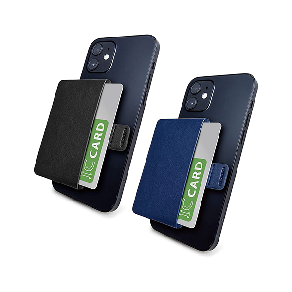 Elecom Ams-Bp01Bk กระเป๋าหนังนิ่ม แม่เหล็ก ดูดซับ Magkeep Smartphone12 Series เข้ากันได้กับ 1 สีดํา