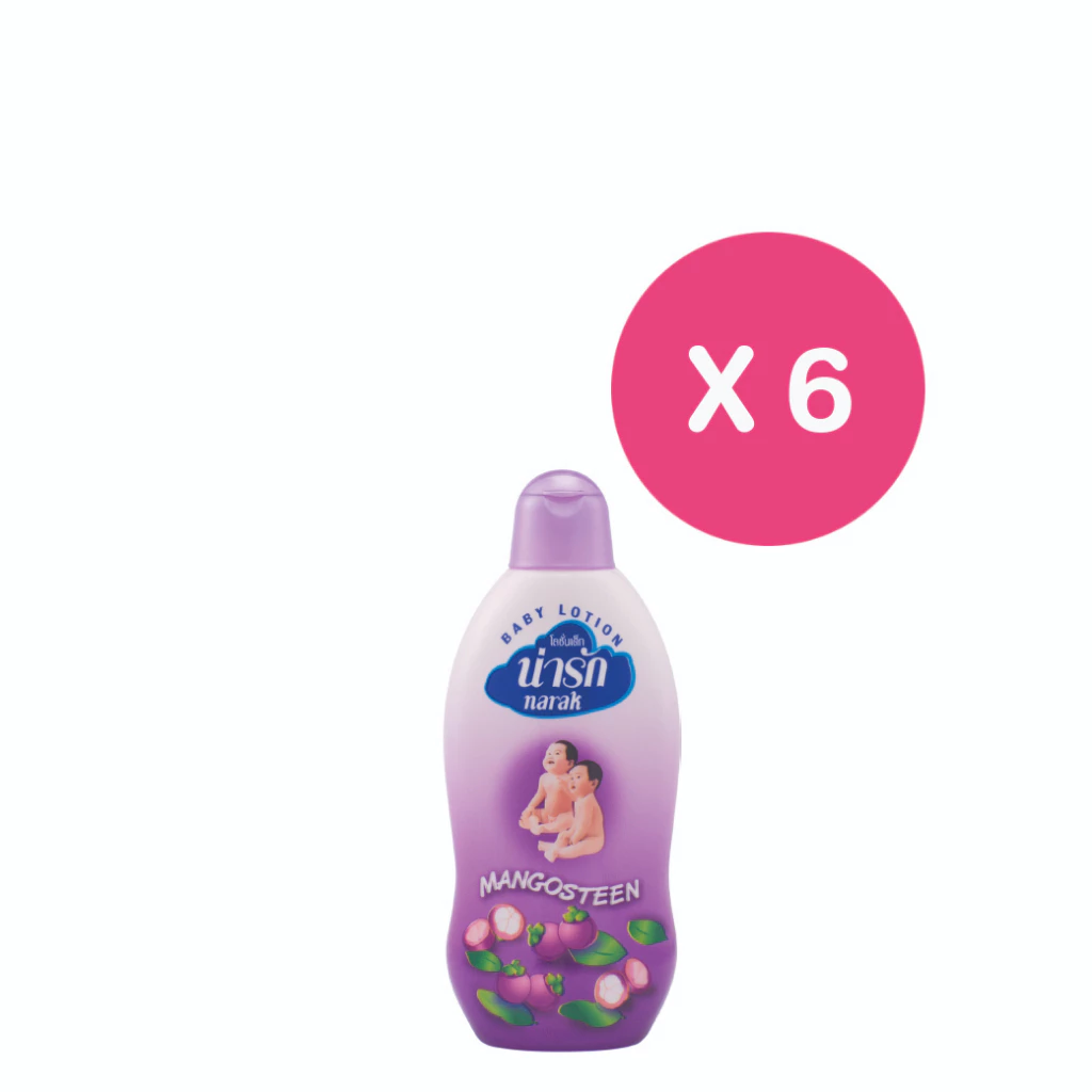 Narak โลชั่นเด็กน่ารัก มังคุด 90 มล. 6 ชิ้น / ชุด