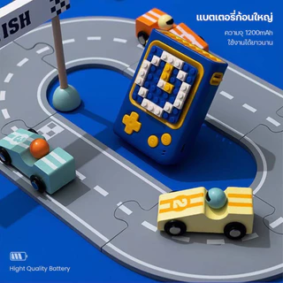 Moreno พัดลมคล้องคอแบบพกพา แท้ ดีไซน์เลโก้ พร้อมเชือกคล้องคอ แบตเตอรี่ใช้งานได้ยาวนาน