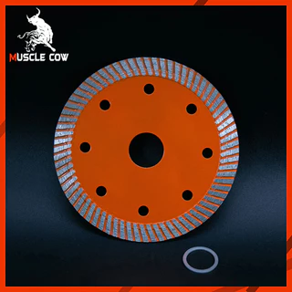 MUSCLE COW ใบตัดเพชร 4" หนา 1.2 mm. ใบตัด แผ่นตัด ใบเพชร แข็งแรง ทนทาน ตัดไว ตัดเนี้ยบ ตัดคอนกรีต ตัดหินอ่อน ตัดกระเบื้อ