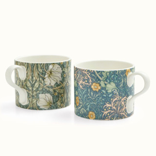 Spode Morris &amp; Co. Seaweed Set of 2 Mugs