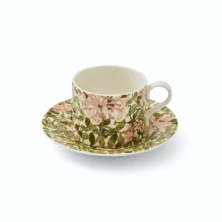 Spode Morris &amp; Co. Honeysuckle Teacup &amp; Saucer