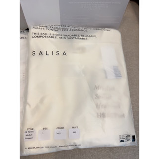 SALISAแท้ใหม่💯เสื้อคอลเลคชั่นใหม่ไซร้Lมีการ์ดแบรนด์ให้ค่ะ