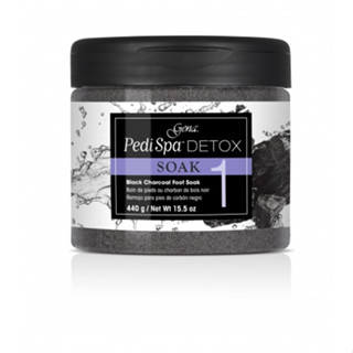 สปาชาโคล Gena Pedi Spa Detox Charcoal Soak : ชาร์โคล แช่เท้า - 15.5 oz. ของแท้!