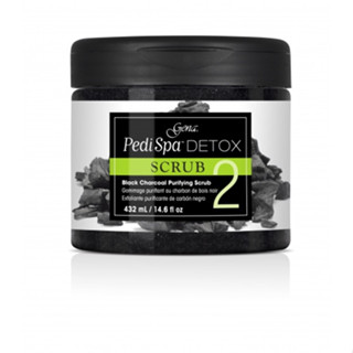 สปาชาโคล Gena Pedi Spa Detox Charcoal Scrub : ชาร์โคล สครับ - 14.6 oz.ของแท้!