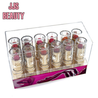 TANAKO Lip Set  ลิปเซตกล่องใส เนื้อเวลเวท 12เฉดสี