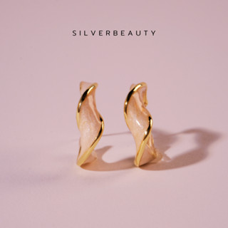 โค้ด SILV45 ลด45.- Silver beautyต่างหูกลมเกลียวแฟชั่นE07704