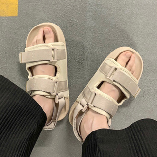 Cider sandal รองเท้าแตะรัดส้นสีครีม ปรับสายเป็นรองเท้าแตะได้