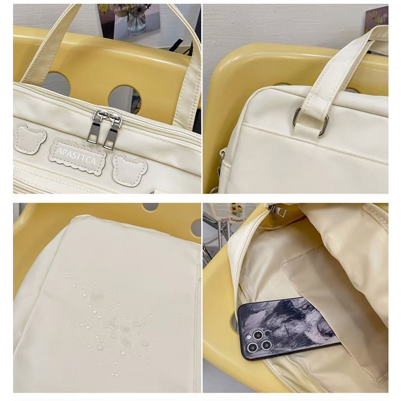 👜พร้อมส่ง🎀 Funtory กระเป๋า Ita Bag แต่งโบว์ สะพายข้าง กระเป๋าใส ใส่ตุ๊กตา บง แท่งไฟ กันน้ำ กันฝุ่น - รูปที่ 5