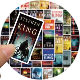 💥พร้อมส่ง💥สตีเวน คิง Stephen Edwin King sticker สติกเกอร์กันน้ำรูปแบบที่แตกต่างกัน งานแต่งงาน 50ชิ้น 史蒂芬金