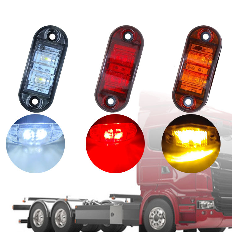 12V -24V LED ไฟเลี้ยวและไฟเตือนข้างรถบรรทุก Wll มีหลากหลายสีให้เลือก ให้ความสว่างสูง
