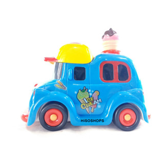 Bubble Ice cream car โมเดลรถขายไอศรีม รถของเล่น ใส่ถ่าน มีเสียง มีไฟ พ่นฟองสบู่ออกมาได้ น่าเล่นมากๆค่ะ