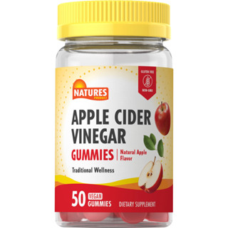 9.9‼️ Apple Cider Vinegar 400 mg. Gummies (50กัมมี่) กัมมี่แอปเปิ้ลไซเดอร์ 🍎