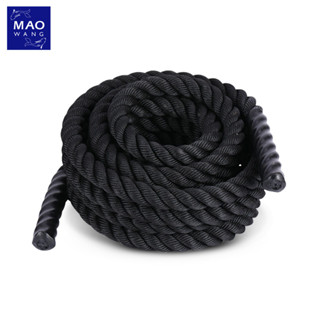 เชือกสะบัด เชือกฟิตเนส ความยาว 12m เชือกออกกำลังกาย Battle Rope Workout Rope หนา 38mm