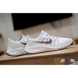 NIKE ZOOM WINFLO 8 “WHITE-PLATINUM BLUE”CW3419-008.