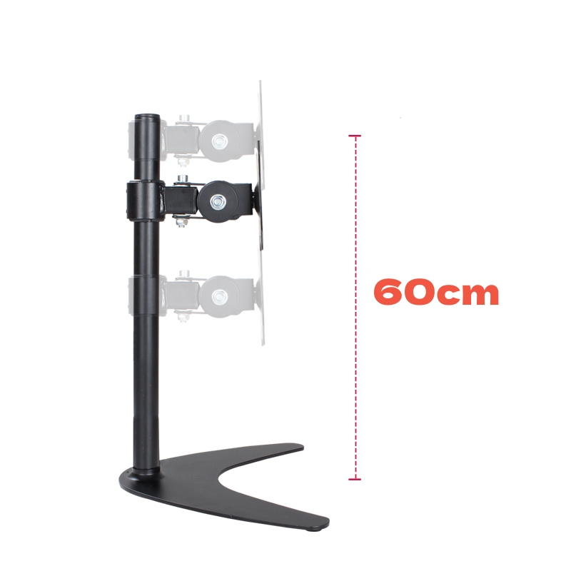E21 ขาตั้งจอคอม สูง60cm จอมอนิเตอร์ รองรับ 14-32” พร้อมน๊อตยึดจอ หมุนซ้ายขวาได้360องศา monitor
