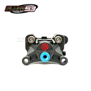 Brembo ปั๊มก้ามปู Rear brake caliper with Titaniam Pistons cnc P2 X2 ของแท้ล้าน%