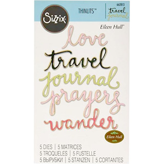 JOURNALING WORDS Thinlits Die Set 5PK ไดคัท sizzix