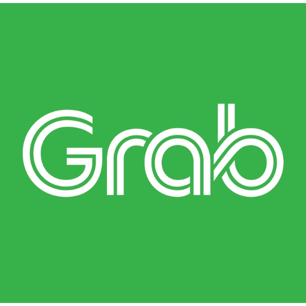 ป้ายไวนิลแกป แก๊ป แกร๊ป GRAB grab ขนาด 40*40 ซม.