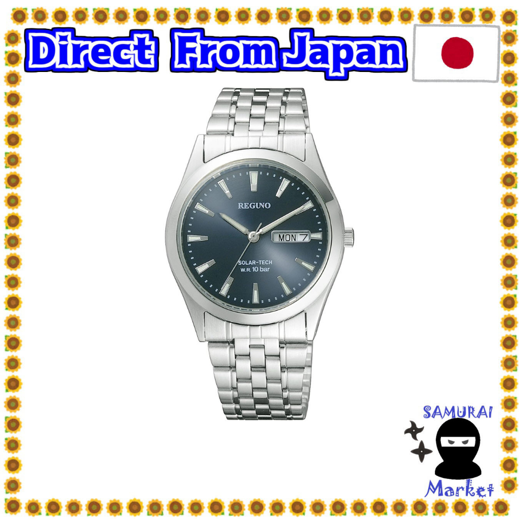 【ส่งตรงจากญี่ปุ่น】 [Citizen] Citizen นาฬิกาข้อมือ Reguno Regno Solar Tech Standard รุ่น Rs25-0052B สําหรับผู้ชาย
