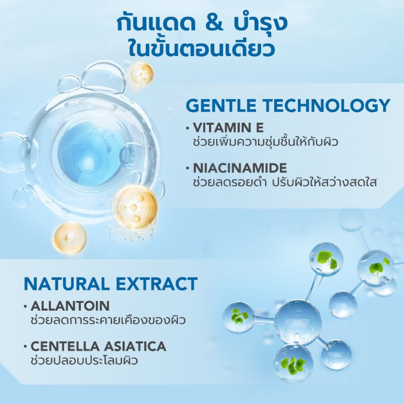 ครีมกันแดด YOU SPF 50 PA++++ กันแดด&บำรุงในขั้นตอนเดียว