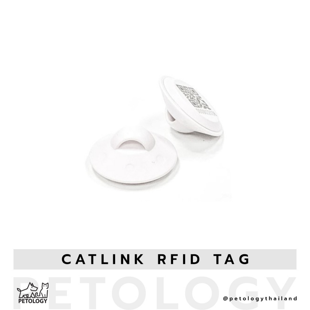 Petology แท็กห้อยคอ CATLINK RFID Tag