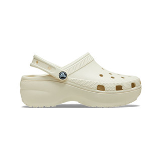 [พร้อมส่ง] Crocs Classic Platform Clog Women Bone 206750-2Y2