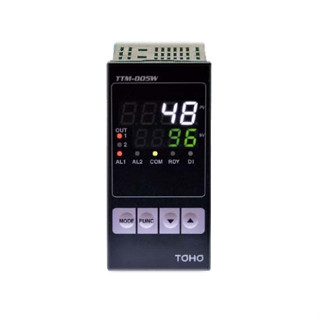 Digital Temperature Controller "TOHO" Type TTM-005W-P-A(Out1 = 12VDC)  /  TTM-005W-P-AB (Out1 = 12VDC+Out2 = relay)