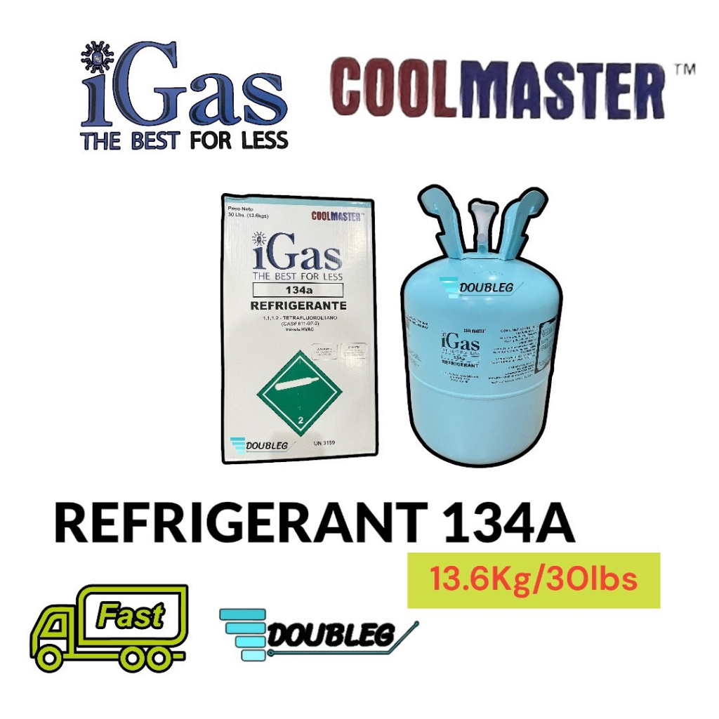 น้ำยาแอร์ R134a IGAS (13.6 กก) น้ำยาแอร์ R-134a i-Gas 13.6Kg น้ำยาแอร์ REFRIGERANT R134A i-Gas 13.6 