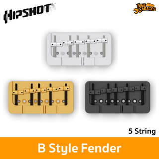 Hipshot B Style Fender Mount Bridges for 5 String Bass