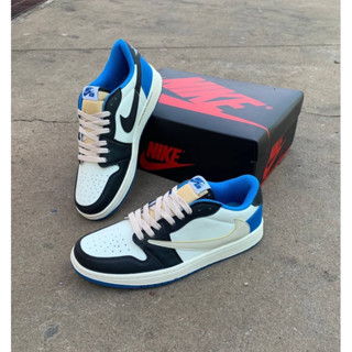 🌟ลดเพิ่ม50🌟Air Jordan 1 Low “Travis Scott x Fragment Design” ✅ (พร้อมกล่อง/เชือก)